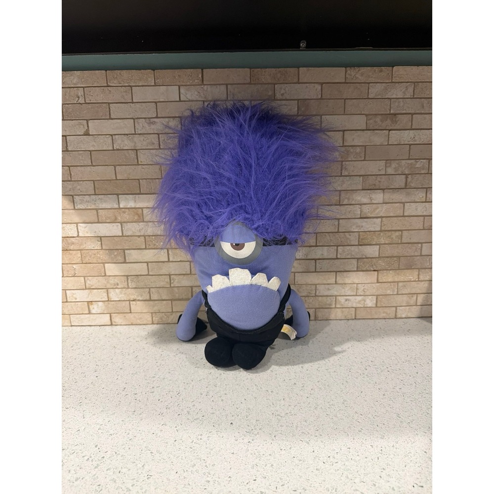 Despicable Me 2 Evil‎ Minion Plush 15in Purple